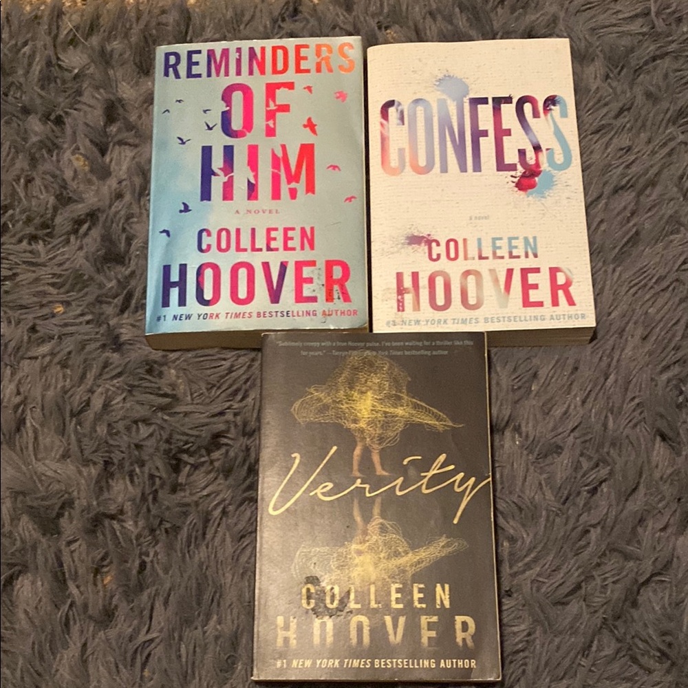 Barnes & Noble Colleen Hoover Book Set - Blue, Pink, Black